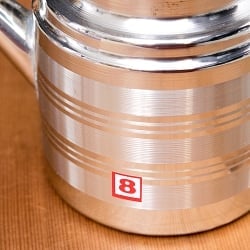 ステンレスのネティポット　鼻うがい（鼻水差し）特大サイズ[ 直径：約10cm　高さ：11.5cm 約700ml] - サブ3