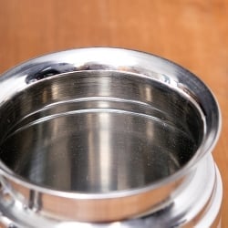 ステンレスのネティポット　鼻うがい（鼻水差し）特大サイズ[ 直径：約10cm　高さ：11.5cm 約700ml] - サブ4