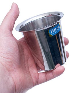 南インドのコーヒーカップ [直径約7.5cm×高さ約8cm] - サブ5