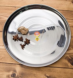 【送料無料・3個セット】カレー大皿 [約32.5cm]-重ね収納ができるタイプの写真