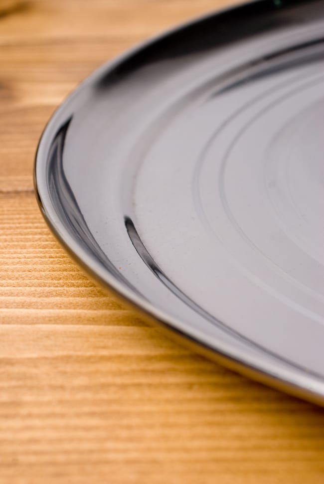 カレー大皿 [31cm]-重ね収納ができるタイプ 4 - 裏面はすっきりシンプル。お手入れが楽ちんです。