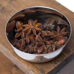 重ねられるカレー小皿 マサラカトリ(約9.7cm×約3.5cm） - サブ4