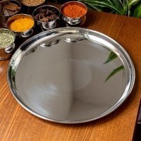 カレー大皿 [27.5cm]-重ね収納のできるタイプ