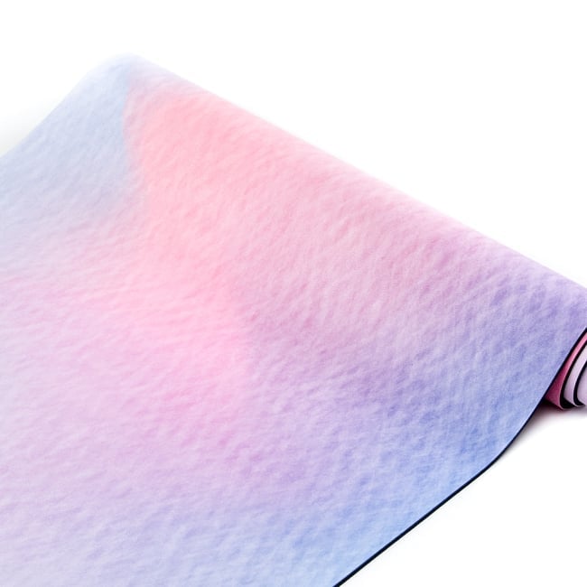 [ストラップなしお値引き品](天然ゴム)高品質エスニックヨガマット4mm - OMシンボル 4 - とても質感が良いです