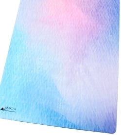 [ストラップなしお値引き品](天然ゴム)高品質エスニックヨガマット4mm - OMシンボル - サブ5