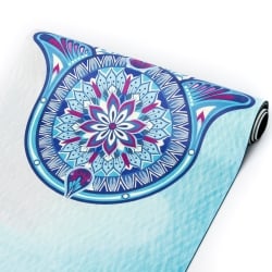 (天然ゴム)高品質エスニックヨガマット4mm - ハムサ - サブ4