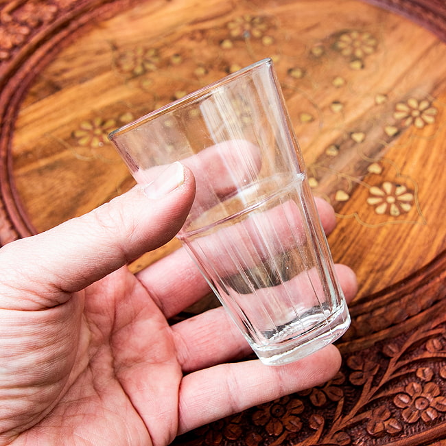 ワケアリ：インドのチャイカップ10個セット[高さ9.5cm程度 直径6cm程度] 4 - 類似商品をキャンドルグラスとして使用してみました