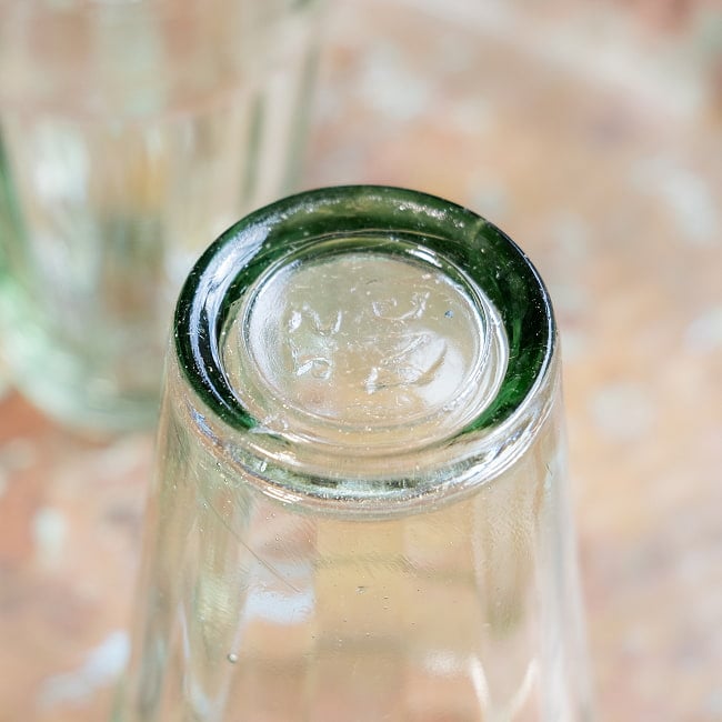 【5個セット】インドのチャイカップ[高さ：約9.3cm程度 直径：約6cm程度 約110ml] 9 - 裏面になります