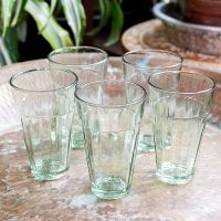 【5個セット】インドのチャイカップ[高さ：約9.3cm程度 直径：約6cm程度 約110ml]