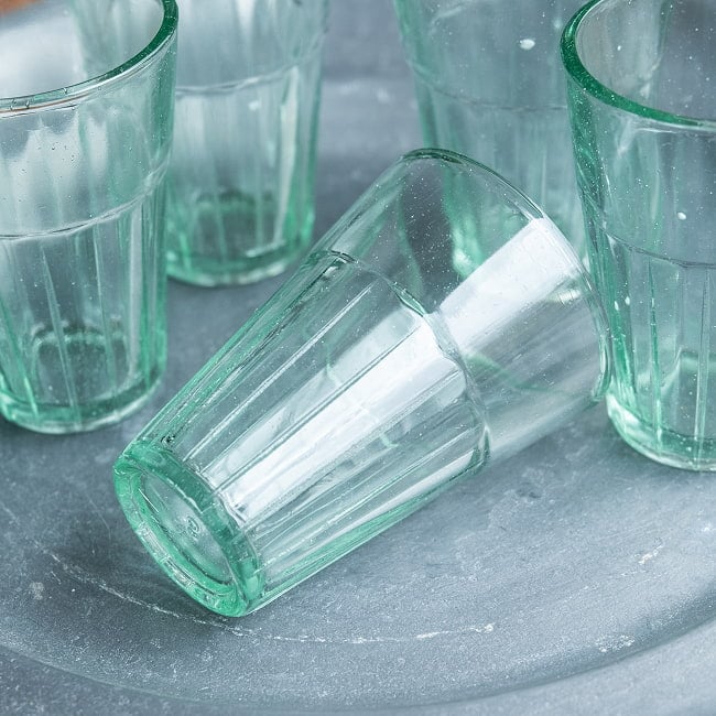 【5個セット】インドのチャイカップ[約7.5cm 直径：約5.3cm 約80ml] 7 - 側面の写真です