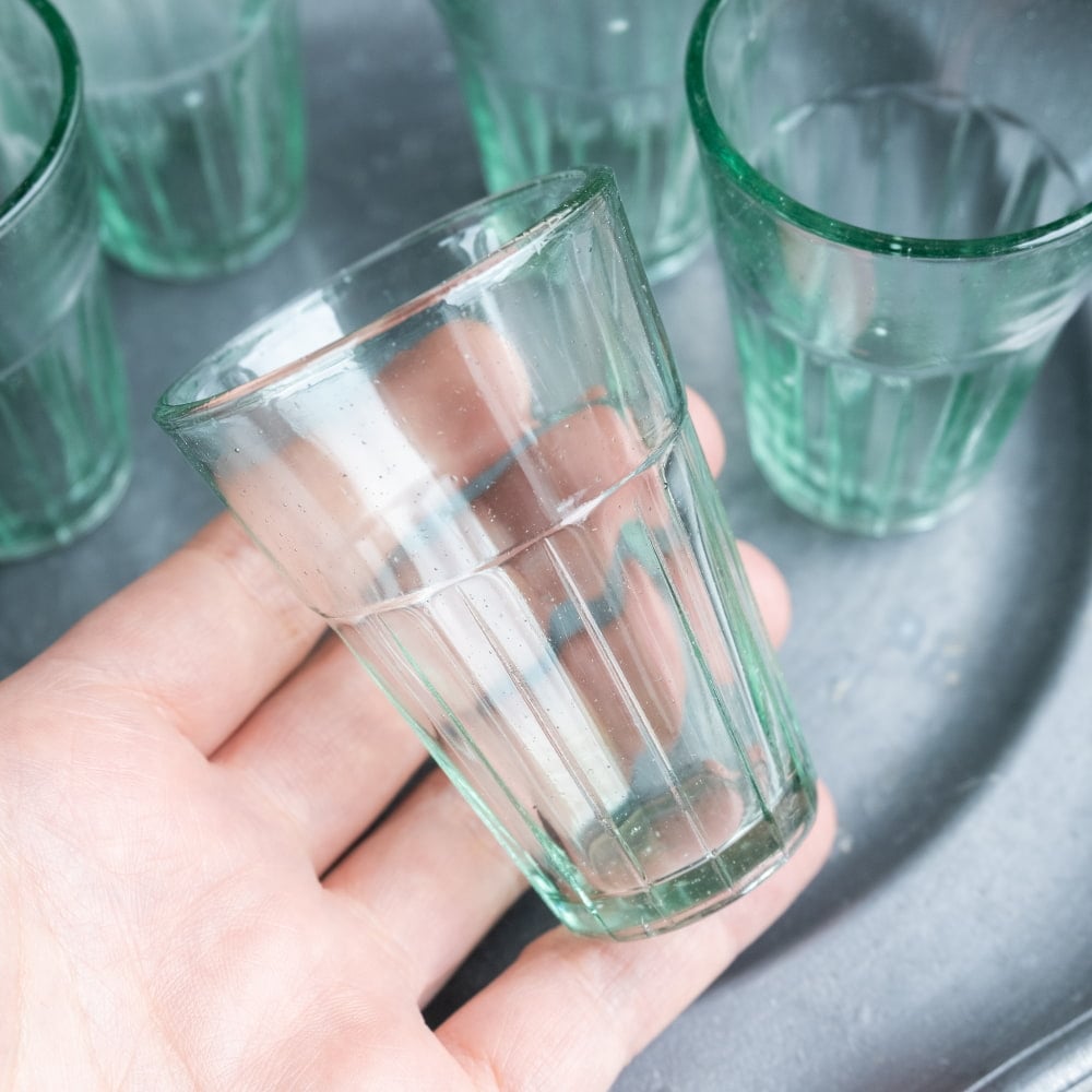 【5個セット】インドのチャイカップ[約7.5cm 直径：約5.3cm 約80ml]4枚目の説明写真です