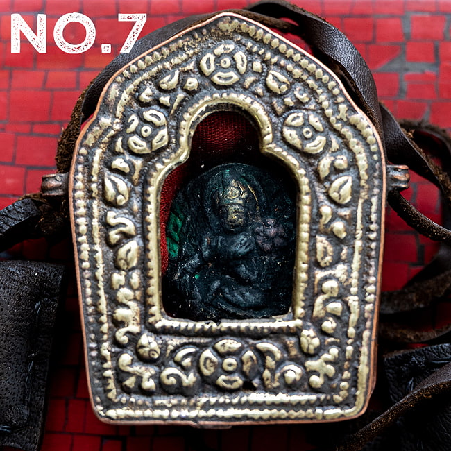 持ち運びができるチベット仏教の仏壇　ガウ（小） 15 - デザイン：No.7
