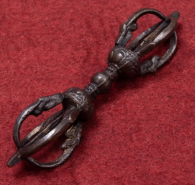 ドルジェ（ヴァジュラ・金剛杵）[16cm]の写真ドルジェ,ヴァジュラ,金剛杵,密教法具