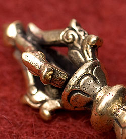 ドルジェ（ヴァジュラ・金剛杵） - 九鈷杵【長さ：8cm】 - サブ3