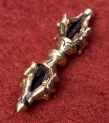 ドルジェ(ヴァジュラ・金剛杵) - 九鈷杵【長さ:8cm】