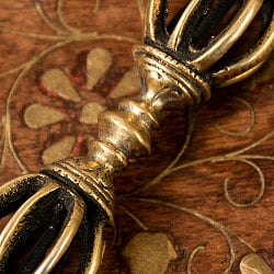 ドルジェ（ヴァジュラ・金剛杵） - 九鈷杵【長さ：6cm】 - サブ3