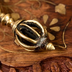 ドルジェ（ヴァジュラ・金剛杵） - 九鈷杵【長さ：6cm】 - サブ4