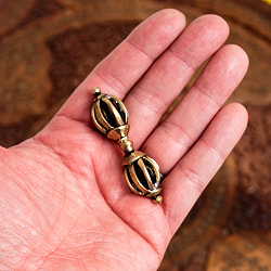 ドルジェ（ヴァジュラ・金剛杵） - 九鈷杵【長さ：6cm】 - サブ5