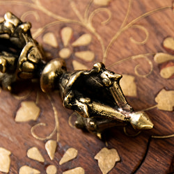 ドルジェ（ヴァジュラ・金剛杵） - 九鈷杵【長さ：7cm】 - サブ4