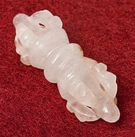 水晶のドルジェ（ヴァジュラ・金剛杵）[9.5cm]の商品写真
