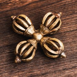 ダブルドルジェ(ヴァジュラ・金剛杵) 10.5cm