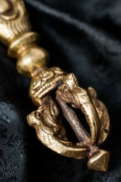 チベット密教法具 カルタリ・ドルジェ - 14cm - サブ2