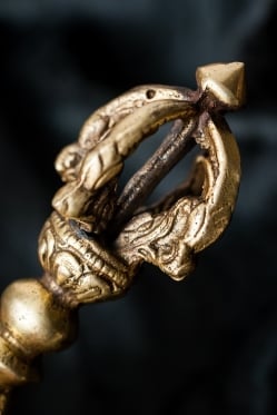 チベット密教法具 カルタリ・ドルジェ - 14cm - サブ3