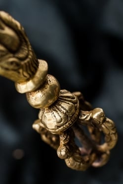 チベット密教法具 カルタリ・ドルジェ - 14cm - サブ4