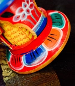 カラフル卓上ミニマニ車[横幅6cmx高さ8.5cm] - サブ5