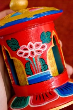 カラフル卓上マニ車[横幅9cmx高さ12cm] - サブ3