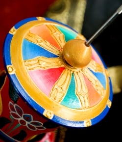 カラフル卓上マニ車[横幅9cmx高さ12cm] - サブ4