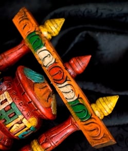 アンティック・卓上マニ車[横幅18cmx高さ16.5cm] - サブ4