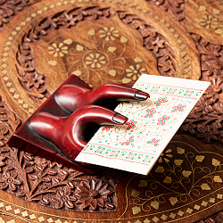 ネパールの名刺置き[赤] - サブ3