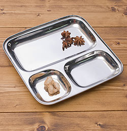 【送料無料・4個セット】3分割ランチプレート[約25cm]  - サブ2