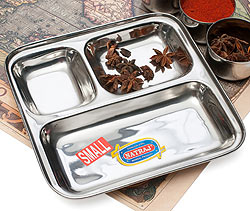 【送料無料・4個セット】3分割ランチプレート[21.5cm] - サブ2