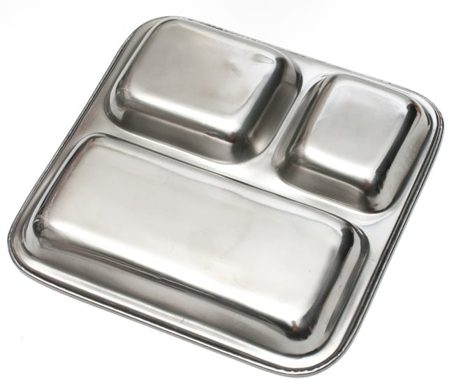 【送料無料・4個セット】3分割ランチプレート[21.5cm] 6 - 裏面はこんな感じです