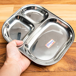 【送料無料・4個セット】3分割ランチプレート[約25.5cm] - サブ5