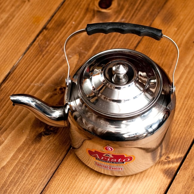 【送料無料・2個セット】インドのやかん - ロイヤル・ケトル 6 - 上から見てみました。