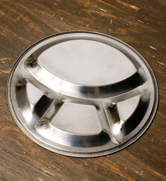 【6個セット】分割カレー丸皿【29cm】 4 - 裏面はこんな様子です。