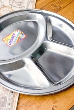 【送料無料・4個セット】分割カレー丸皿【31.5cm】 - サブ3