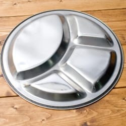 【送料無料・4個セット】分割カレー丸皿【31.5cm】 - サブ4