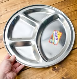 【送料無料・4個セット】分割カレー丸皿【31.5cm】 - サブ5