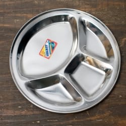 【送料無料・4個セット】分割カレー丸皿【31.8cm】 - サブ2