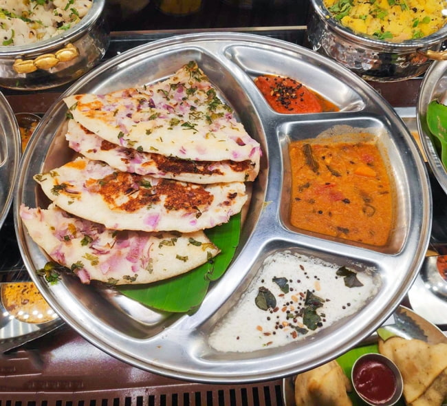 【送料無料・8個セット】小さい分割カレー丸皿 【21cm】 8 - 料理を盛り付ければ超！本格的