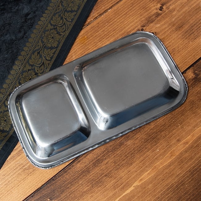 【送料無料・12個セット】ティファンプレート サモサやイドゥリなどに！ 6 - 裏面の様子です。重ね収納できるので場所を取りません。