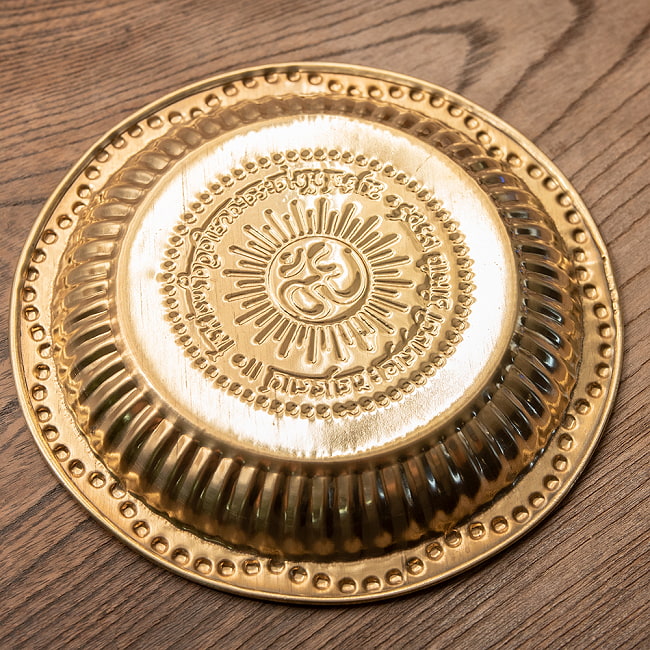 【送料無料・10個セット】【祭壇用】オーンの礼拝皿 【直径:約14cm】 6 - 裏面です。