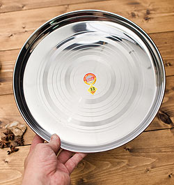 【送料無料・3個セット】カレー大皿 [約32.5cm]-重ね収納ができるタイプ - サブ5