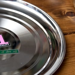 【送料無料・4個セット】カレー大皿 No.11 [約26cm]-重ね収納ができるタイプ - サブ4