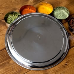 【送料無料・4個セット】カレー大皿 No.11 [約26cm]-重ね収納ができるタイプ - サブ5