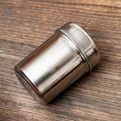 【5個セット】ステンレスのマサラケース・小物入れ[約6.2cm×4.5cm] - サブ4